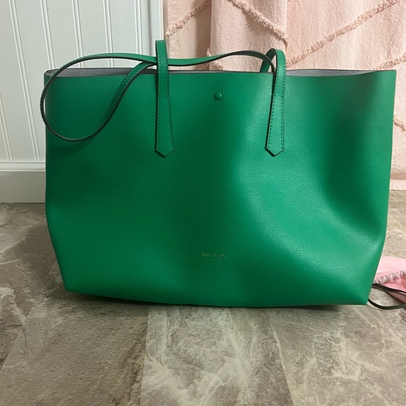 Kate Spade Vibrant Green Tote - Picture 4 of 13